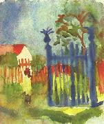August Macke Gartentor oil painting picture wholesale